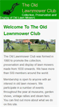 Mobile Screenshot of oldlawnmowerclub.co.uk