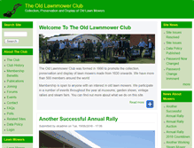 Tablet Screenshot of oldlawnmowerclub.co.uk